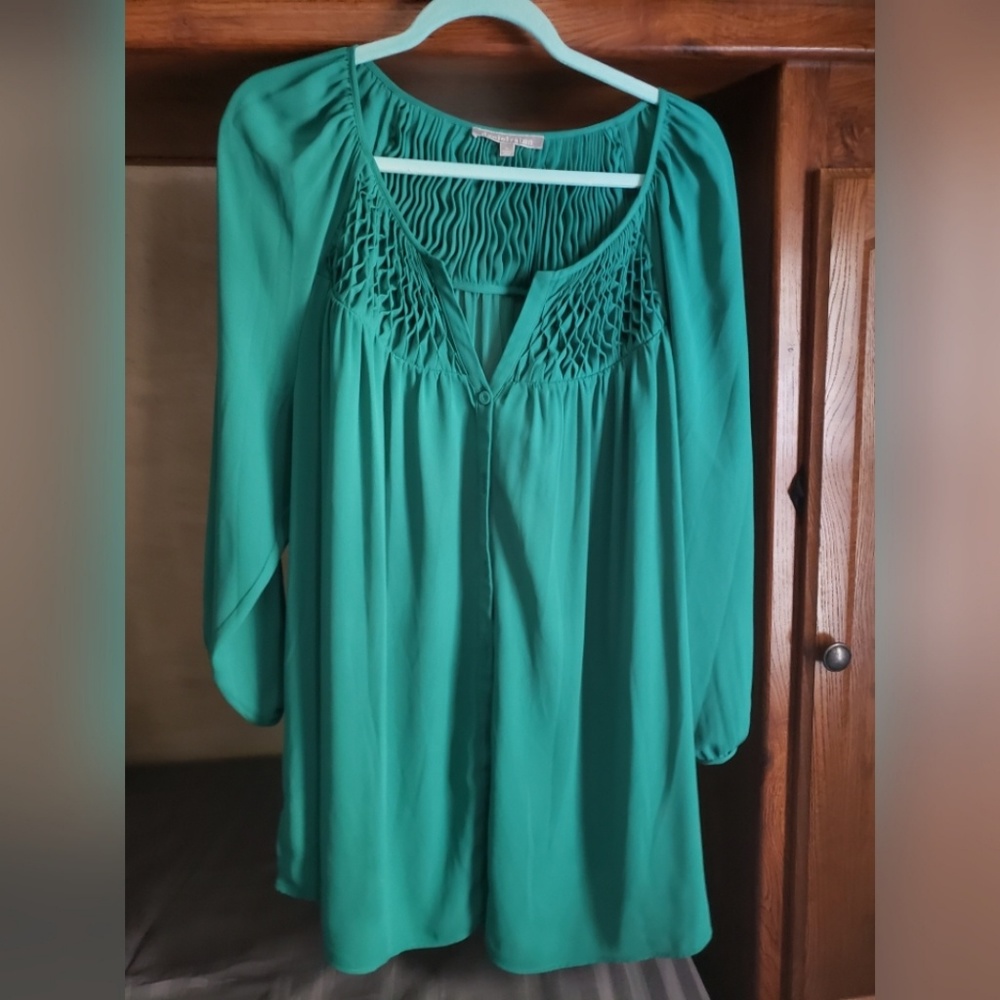 Green New Blouse